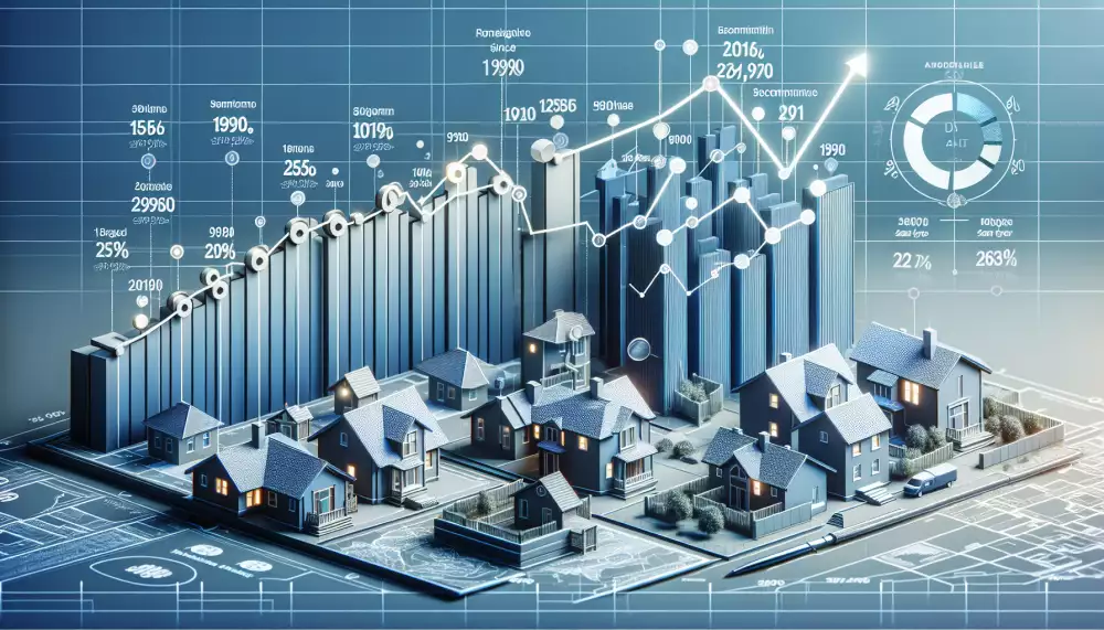 vývoj cen nemovitostí od roku 1990