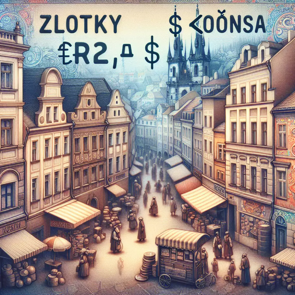 kurz polský zlotý koruna